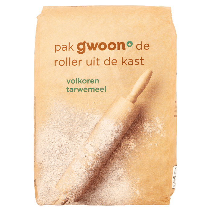 G'woon Tarwemeel volkoren
