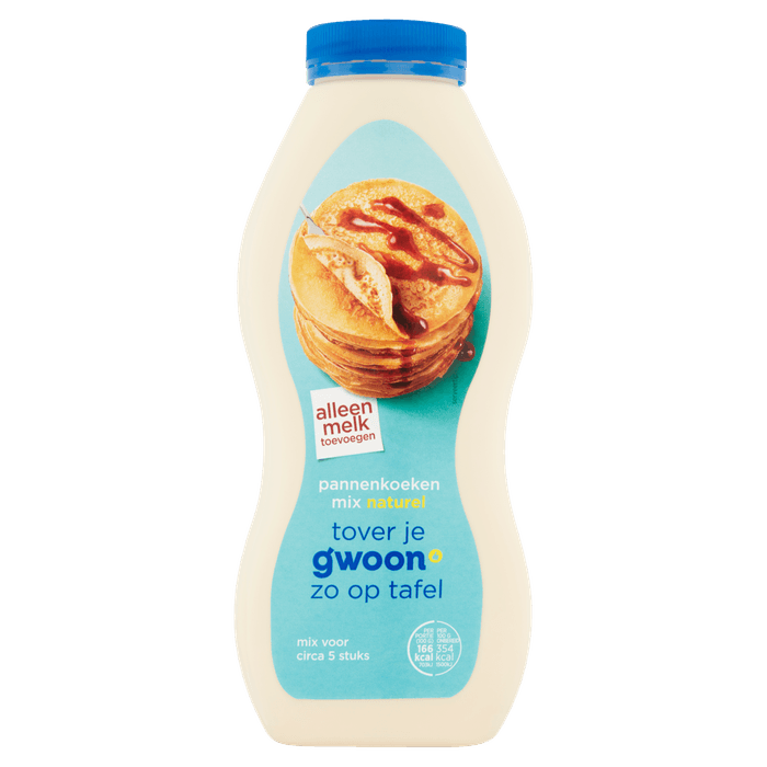 G'woon Pannenkoekenmix shaker naturel