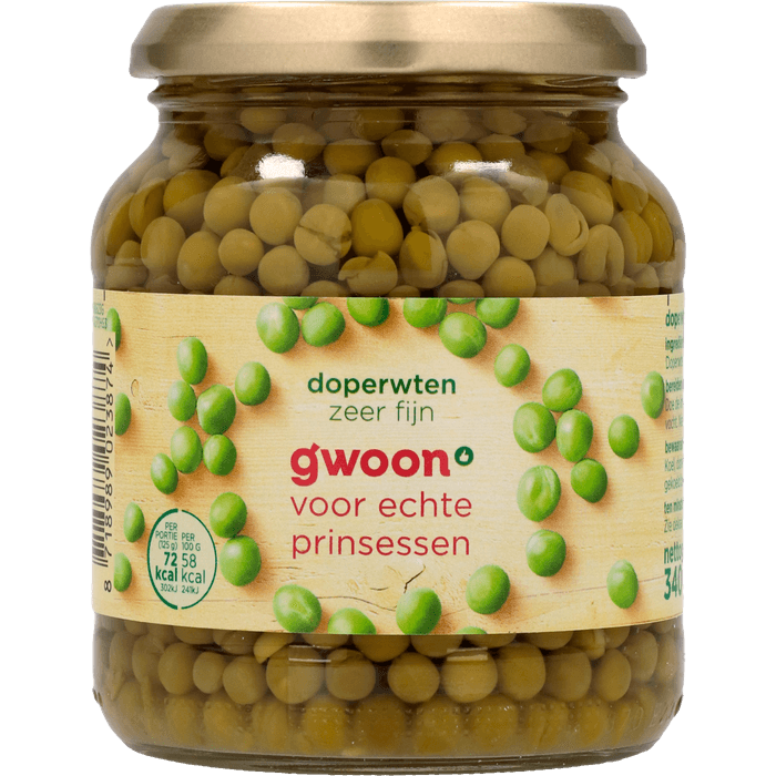 G'woon Doperwten extra fijn