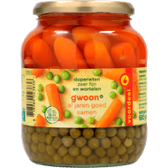 G'woon Doperwten en wortelen extra fijn