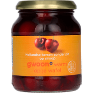 G'woon Kersen zonder pit op siroop