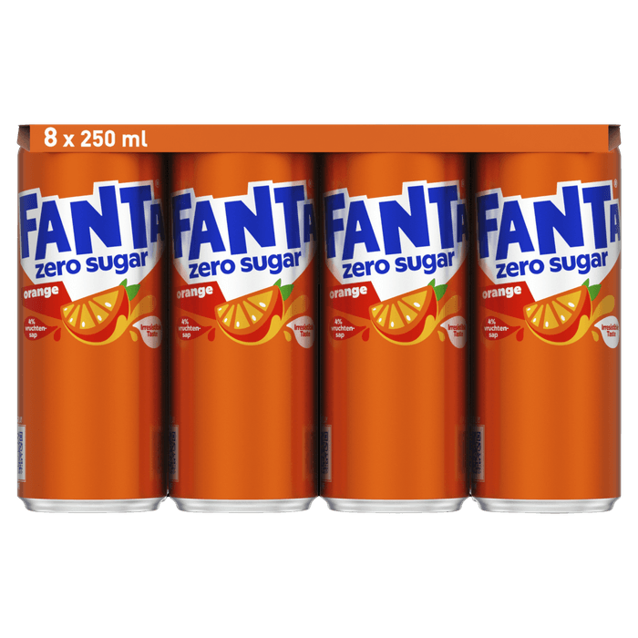Fanta Orange no sugar 8x25 cl