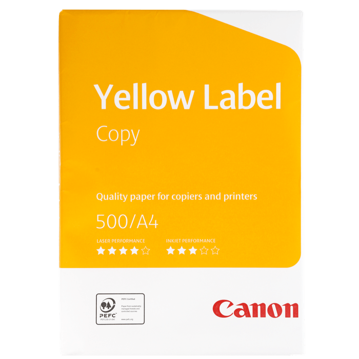 Canon Yellow label plus 80gr a4 500 vel
