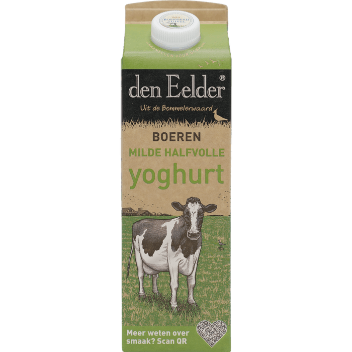 Den Eelder Boerenyoghurt halfvol