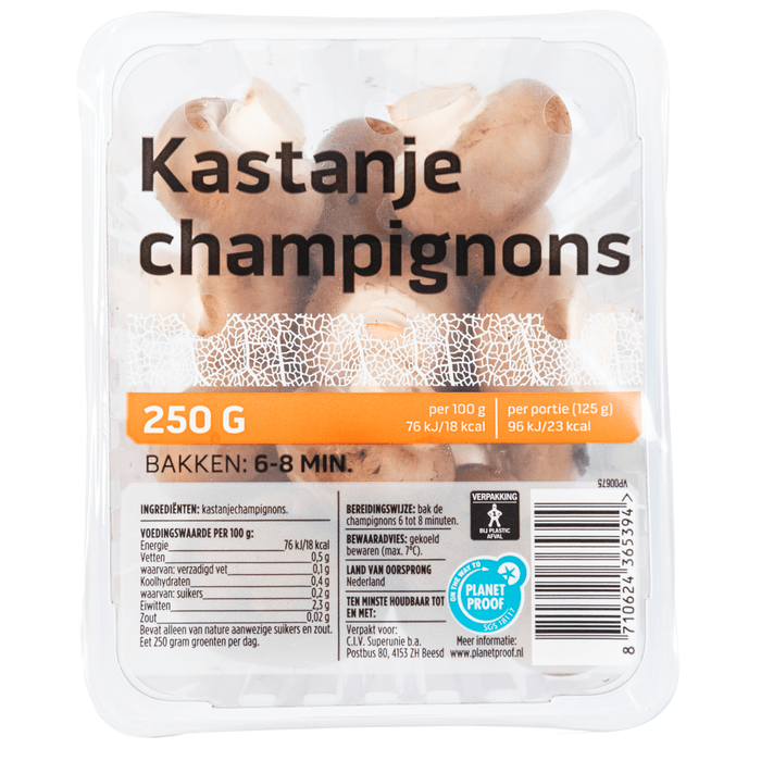 Kastanje champignons