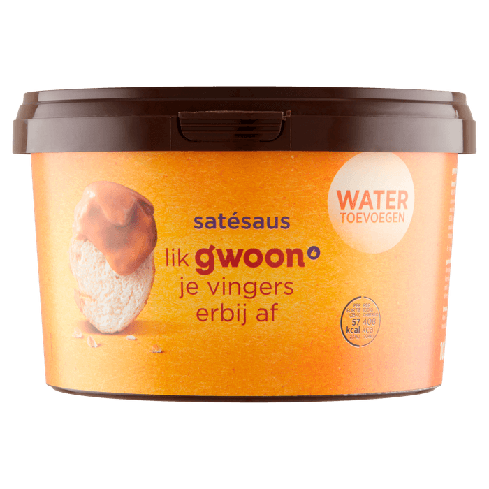 G'woon Satesaus geconcentreerd