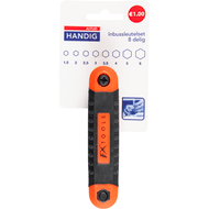 Altijd handig Inbussleutel 8-delig