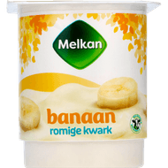 Melkan Halfvolle kwark banaan