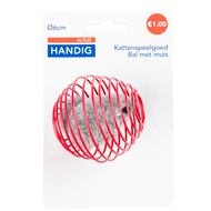 Altijd handig Kattenspeelgoed bal met muis