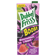 Dubbelfrisss Bosvruchten appel boost