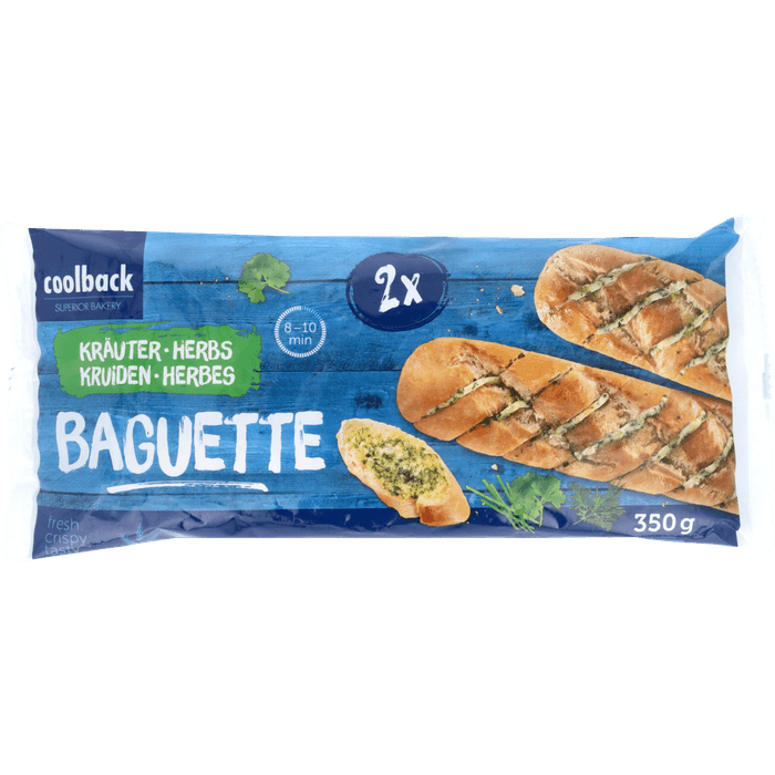 Coolback Baguette kruidenboter 2 st.