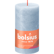 Bolsius Kaars rustiek sky blue 130/68