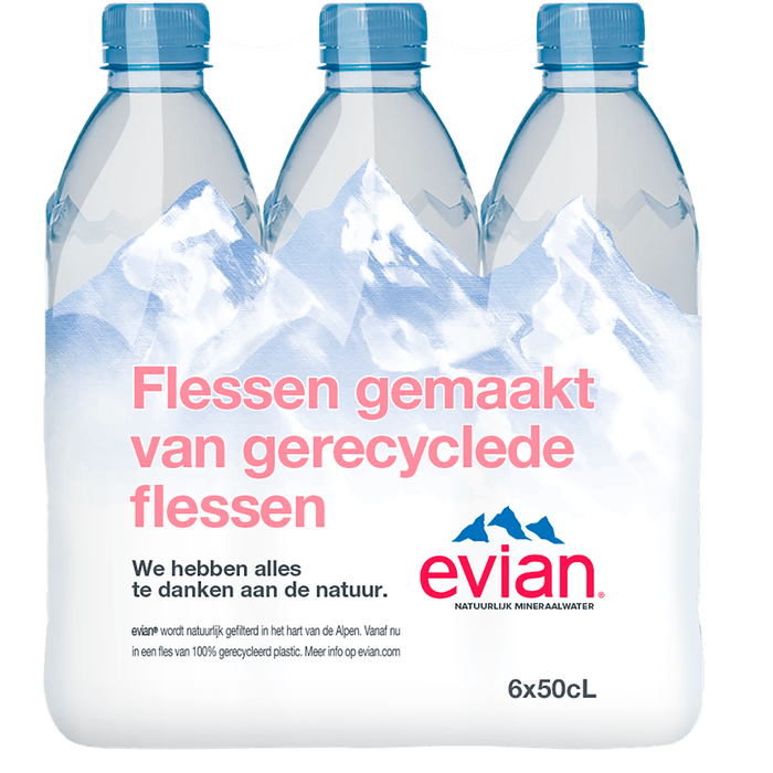 Evian Mineraalwater 6x 500ml
