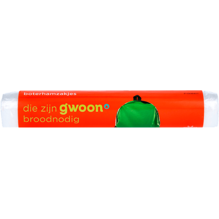 G'woon Boterhamzakjes met sluitclips