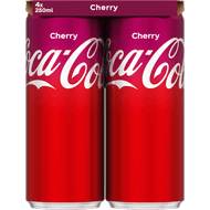 Coca-Cola Regular cherry 4x25 cl