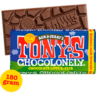Tony's Chocolonely Chocoladereep donkere melk brownie fudge