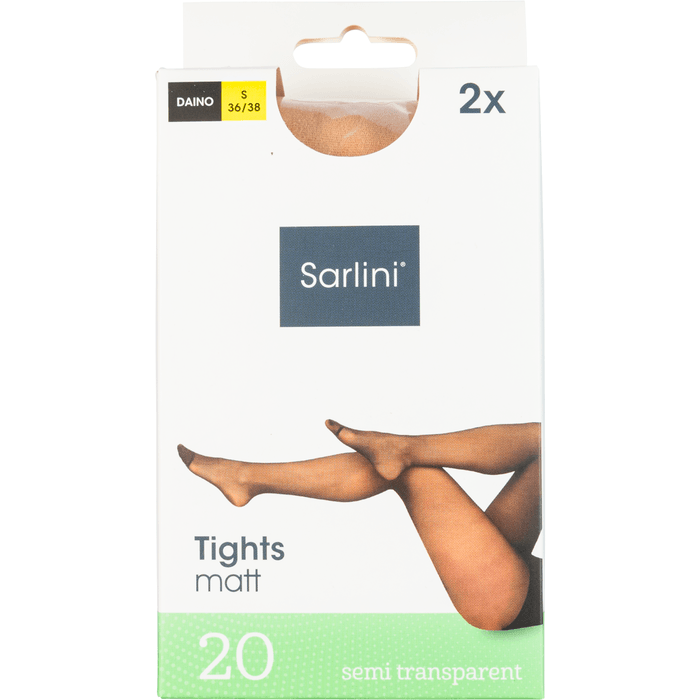 Panty 20 denier mousse zwart 36/38
