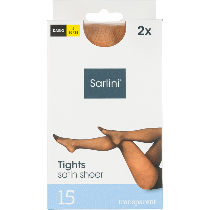 Panty 15 denier lycra daino 36/38 2 st