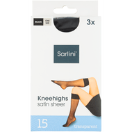 Kneehigh socks black 15den lycra