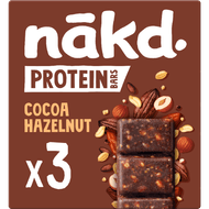 Nakd Protein bar cacao hazelnoot 3 st.