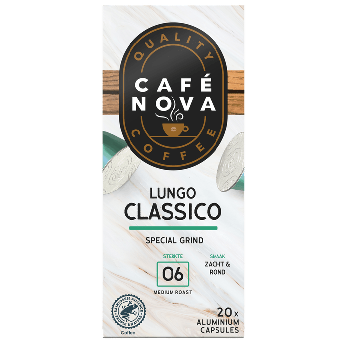 Cafe Nova Koffiecups lungo classico