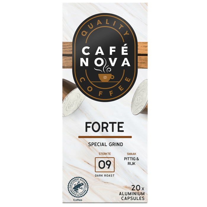 Cafe Nova Koffiecups espresso forte
