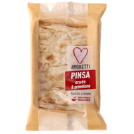 Amorreti Kaas pinsa crudo en provolone