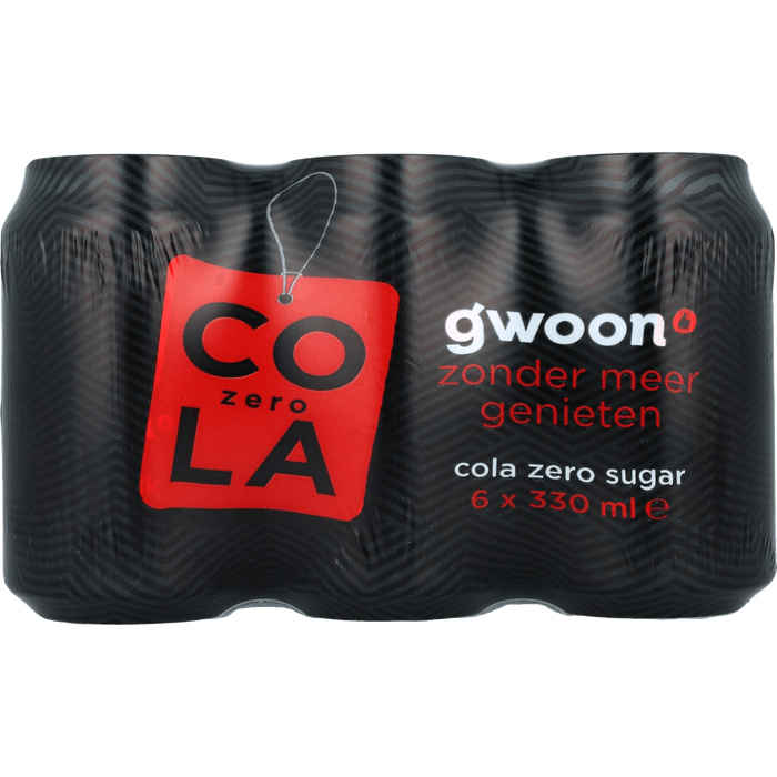G'woon Cola zero 6x33 cl