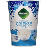 Melkan Yoghurt griekse stijl 0.1% vet