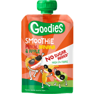Goodies Knijpzakje smoothie perzik, banaan & appel