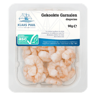 Klaas Puul Gekookte garnalen