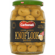 Carbonell Groene olijven in knoflook marinade