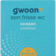 G'woon Toiletblok navulling oceaan 4 stuks