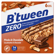 Hero Btween zero pinda & chocolade 6 st.