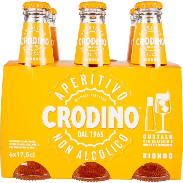 Crodino Biondo alcoholvrij 6x17.5 cl