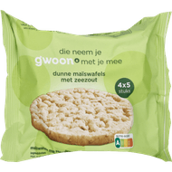 G'woon Maiswafels met zeezout 4 stuks