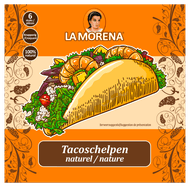 La Morena Tacoschelpen naturel