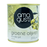 Groene olijven zonder pit