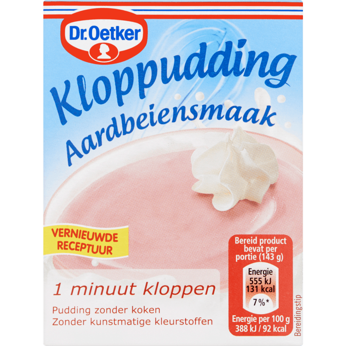 Dr. Oetker Kloppudding aardbei