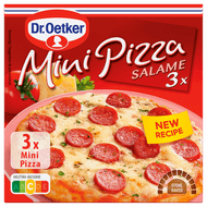 Dr. Oetker Mini pizza salame 3 stuks
