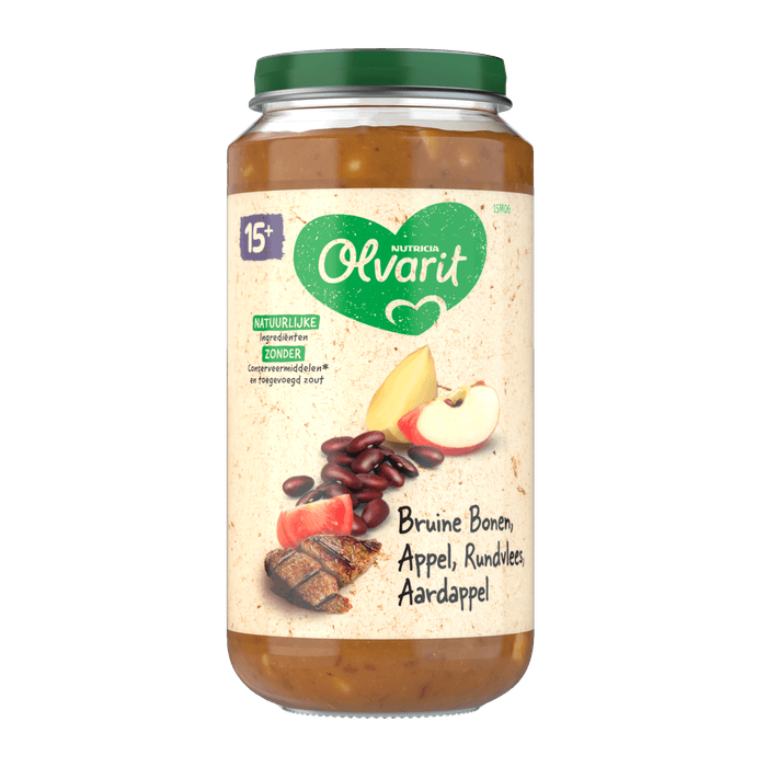 Olvarit 15+ Maanden Bruine Bonen Rund Aardappel