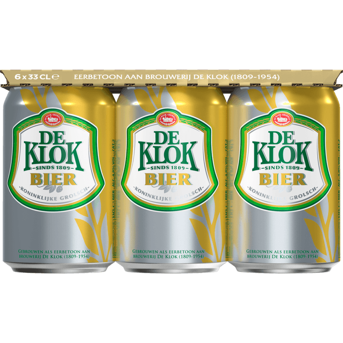 De Klok Pilsener 6x33 cl