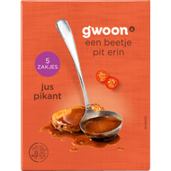 G'woon Jus pikant 5 zakjes