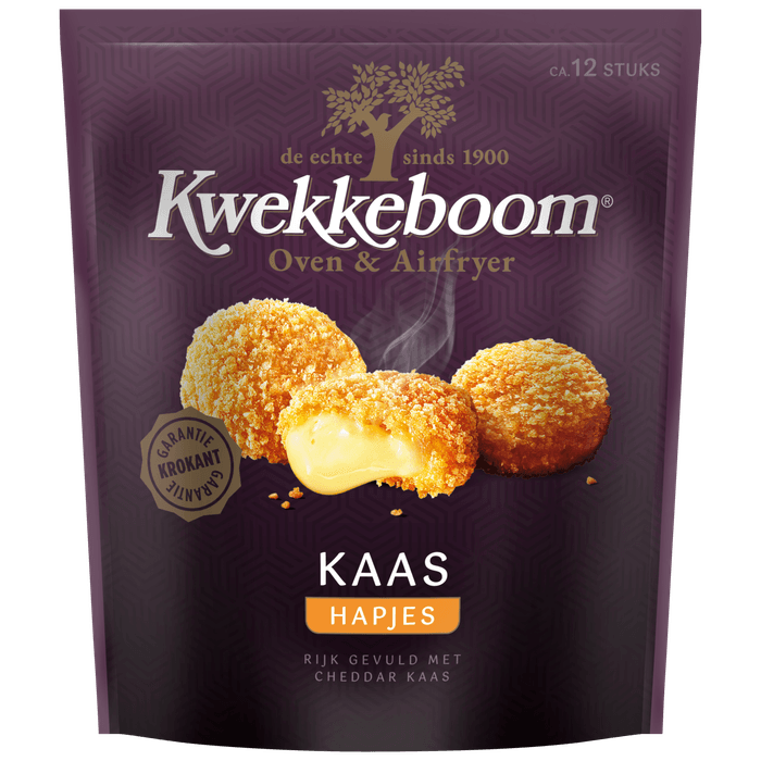 Kwekkeboom Kaashapjes oven & airfryer 12 stuks