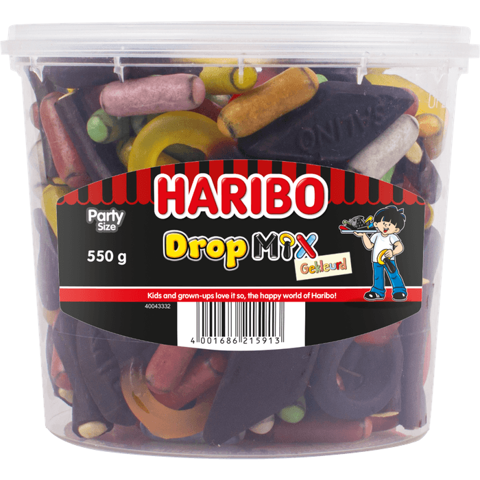 Haribo Drop mix gekleurd silo