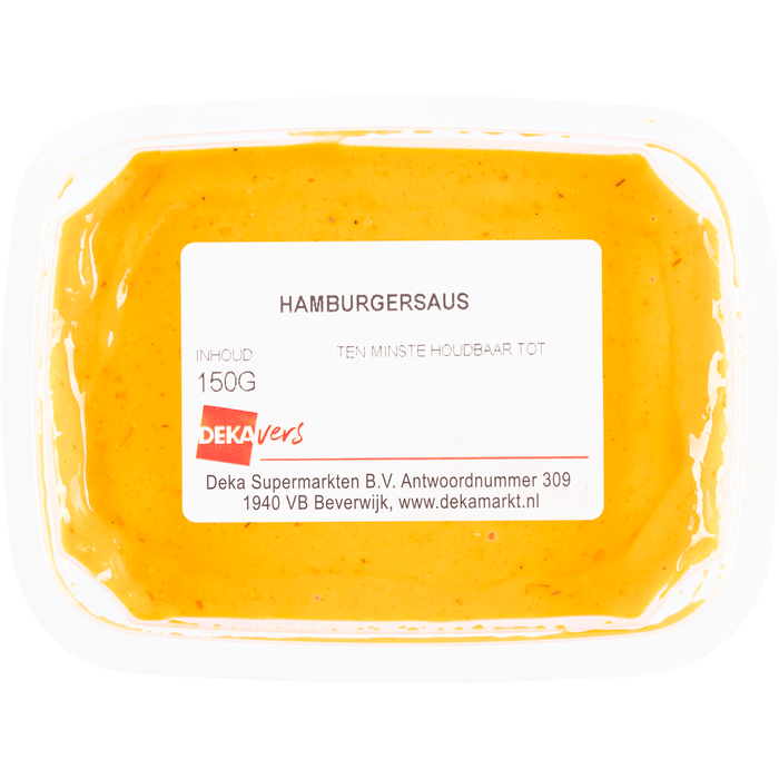 DekaVers Hamburgersaus