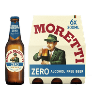 Birra Moretti Alcoholvrij bier zero 6x30cl