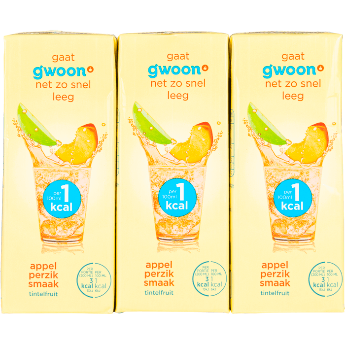 G'woon Tintelfruit appel perzik 6 stuks