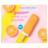 G'woon Sinas vanille ijsjes 10 stuks