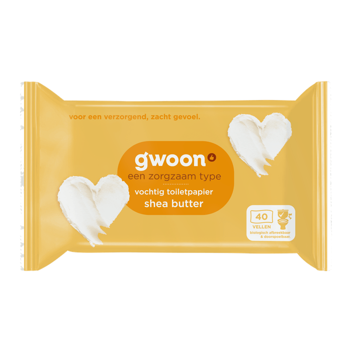 G'woon Vochtig toiletpapier shea butter